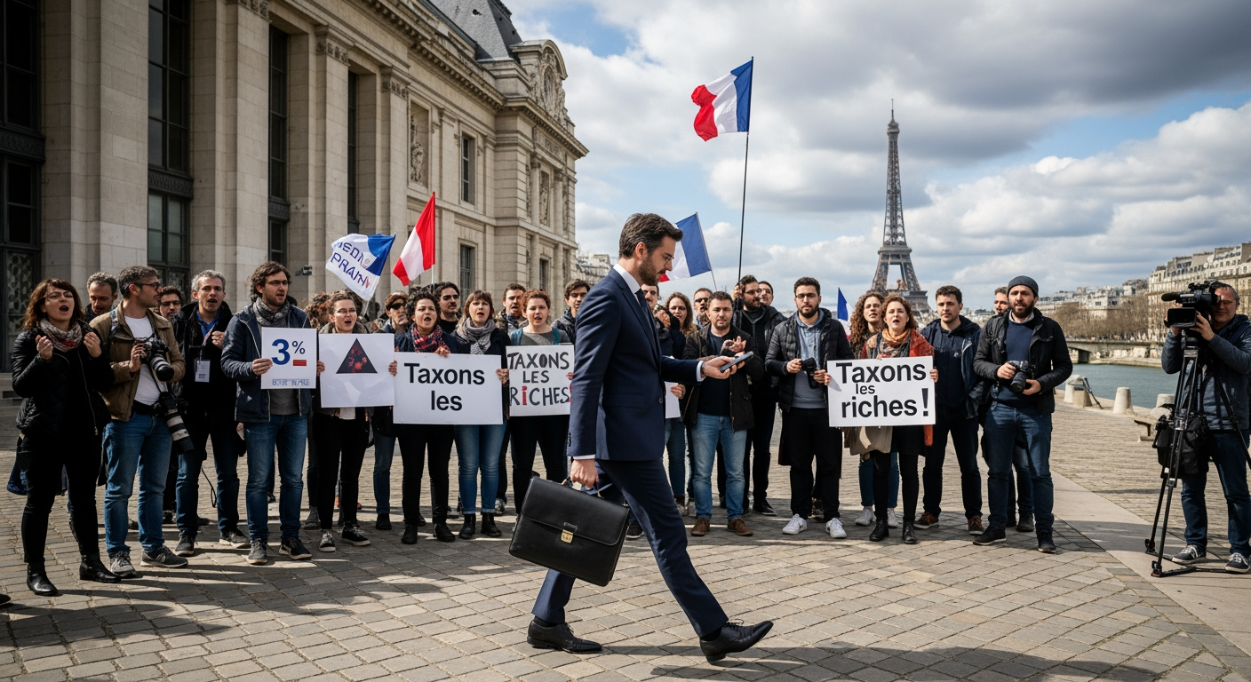 Débat sur l’instauration d’un impôt minimal de 3% sur les hauts patrimoines en France