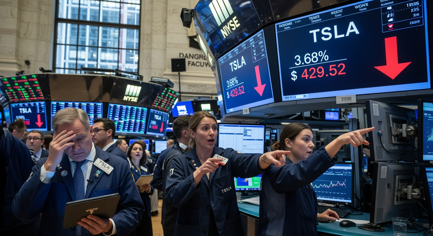 Tesla chute en Bourse après l’adoption du plan de rémunération à 1 000 milliards de dollars d’Elon Musk